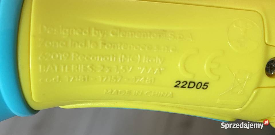 Mikrofon grający Baby Clementoni Edukacyjne