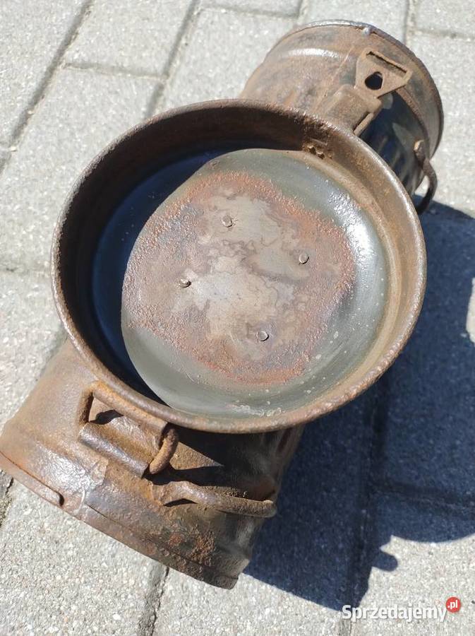 Stara puszka maski gazowej Wehrmacht II Wojna Gdynia