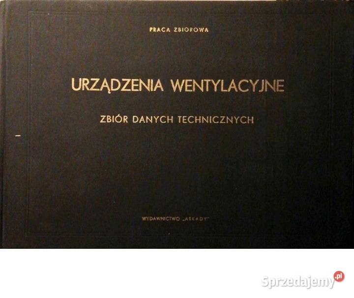 Urządenia wentylacyjne dane techniczne Zeniuk