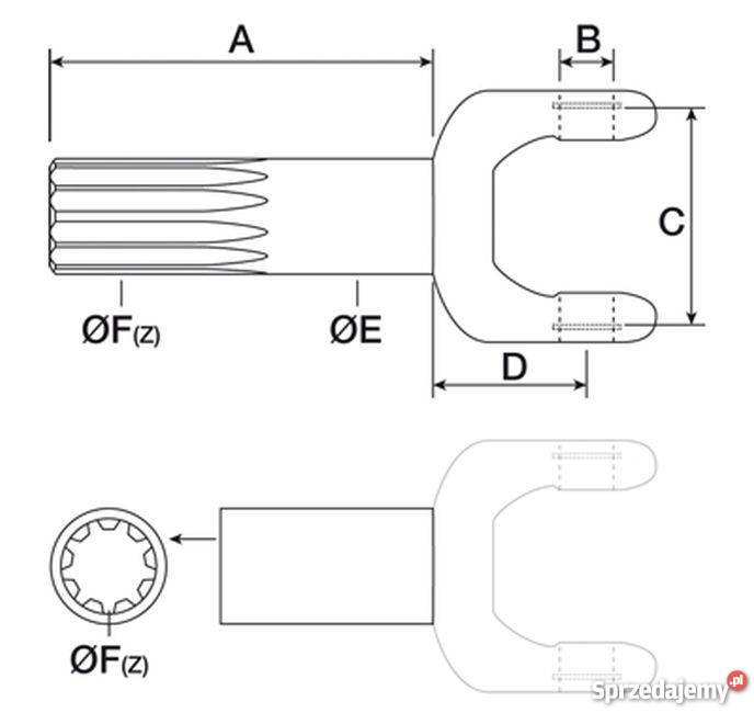 3903702M1Półoś oś przednia Massey Ferguson sprzedam