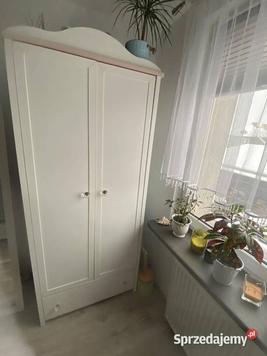Szafa biała Luna Szafy i garderoby Gołdap sprzedam
