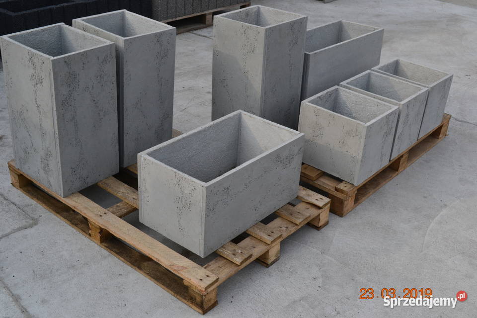 Donice betonowe  , osłona betonowa .