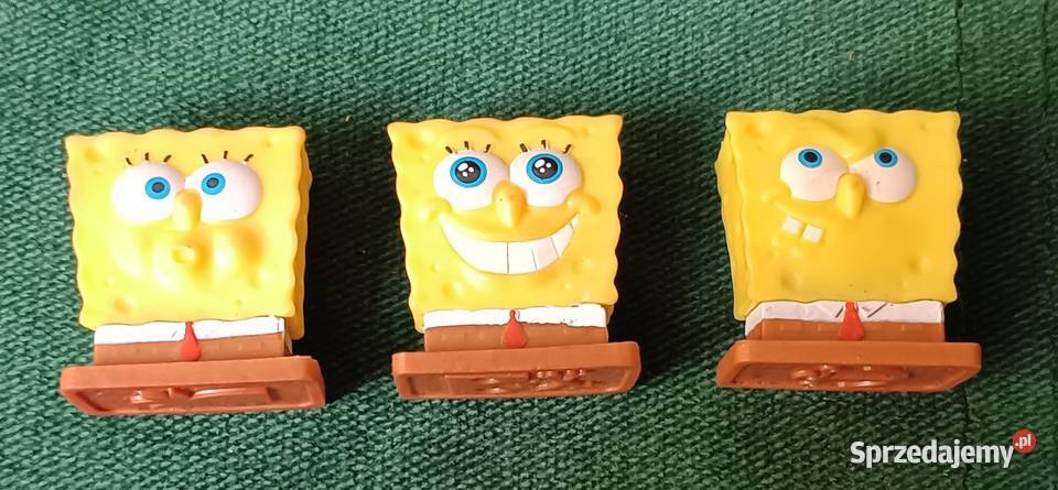 Viacom Spongebob Figurki stemple pieczątki 3 Zbylitowska Góra sprzedam