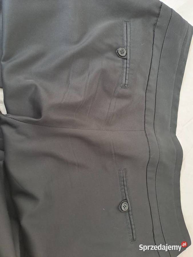 Spodnie czarne śliskie