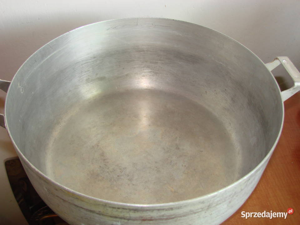 aluminiowy garnek 8L PRL Pruszcz Gdański