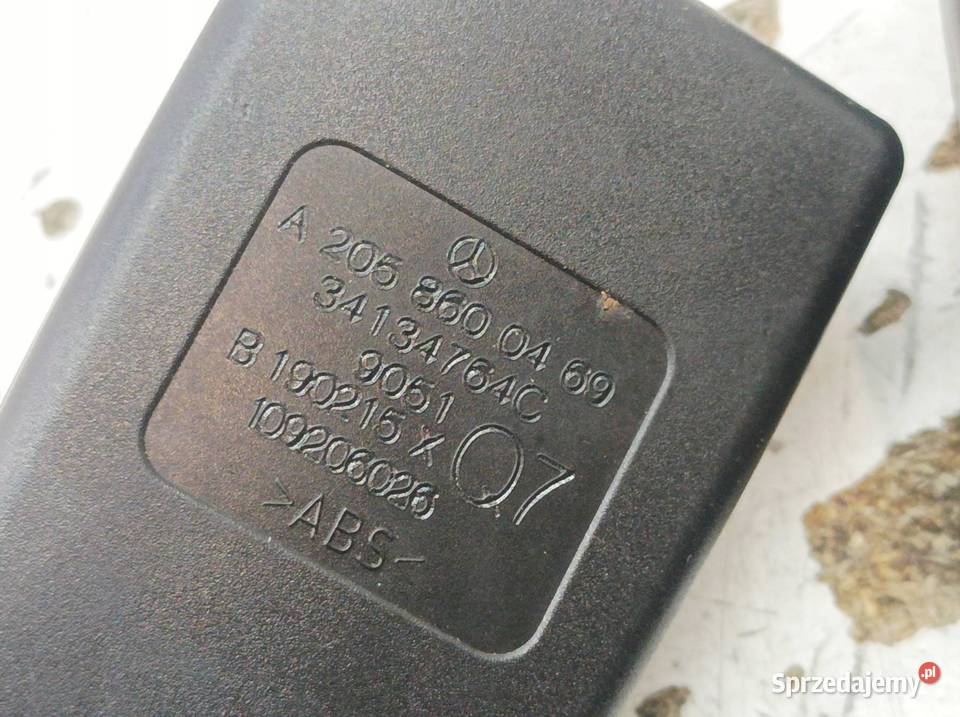 ZAPINKA PASA BEZPIECZEŃSTWA TYŁ KANAPY KPL