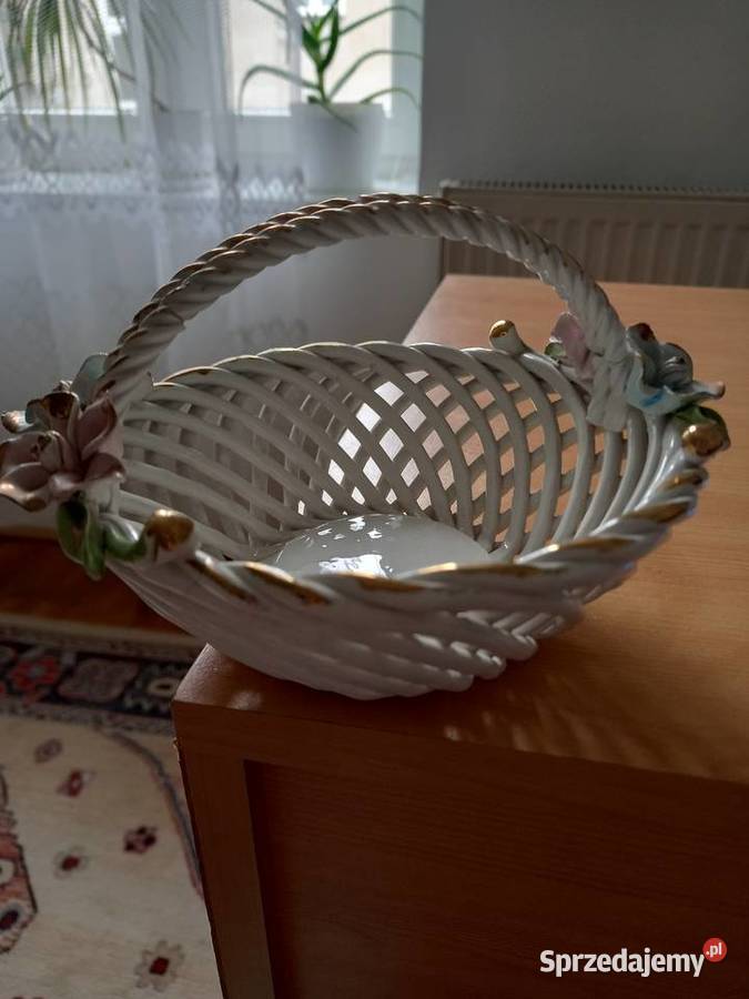 koszyczek porcelanowy ozdobny mazowieckie Warszawa sprzedam