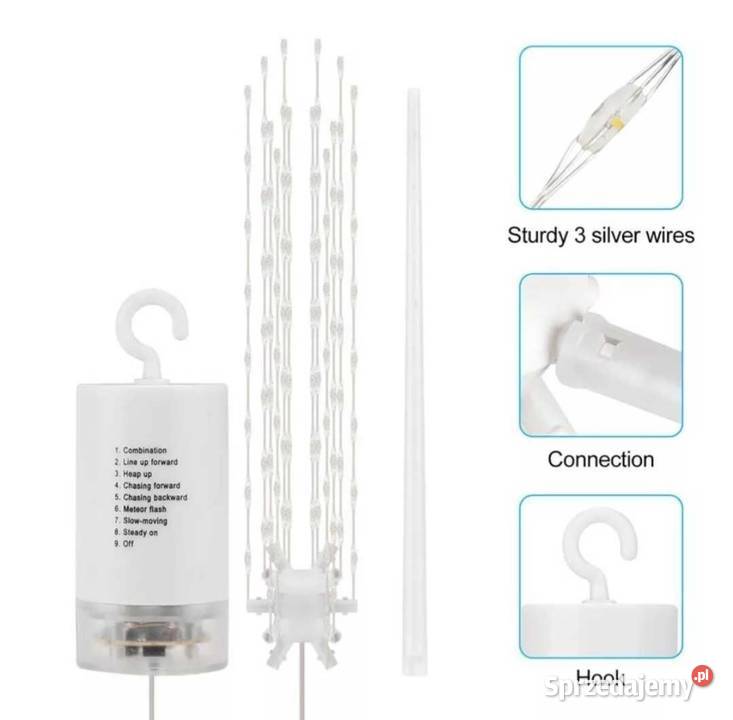 2 Kolorowe wiszące rozbłyski światła z pilotem Kędzierzyn-Koźle