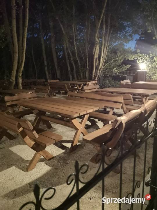Meble ogrodowe drewniane Producent sprzedam