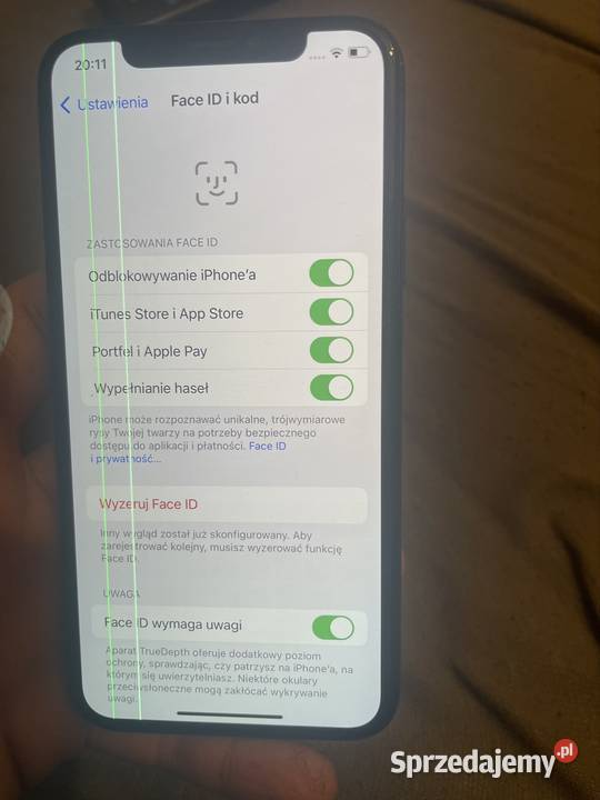 iPhone X 64gb uszkodzony Apple / iPhone Sabaudia sprzedam