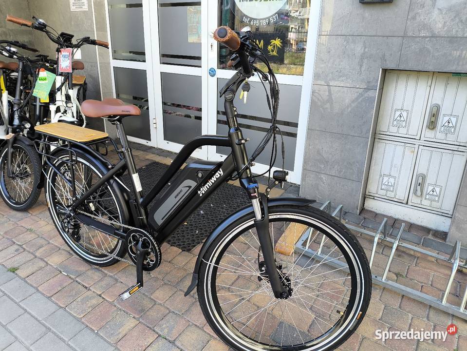 Rower Elektryczny Himiway City CzarnyBiały Tomaszów Mazowiecki