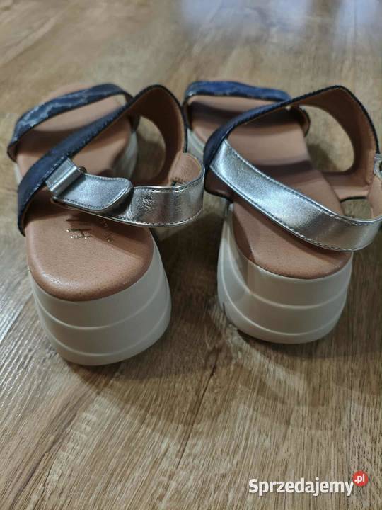 Stylowe sandałki HL rozmiar 40 26cm podlaskie Hajnówka