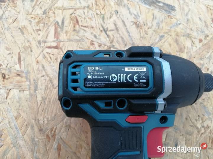 ZESTAW WKRĘTARKA ZAKRĘTARKA ERBAUER 18V 2x2Ah wielkopolskie Wyrzeka sprzedam