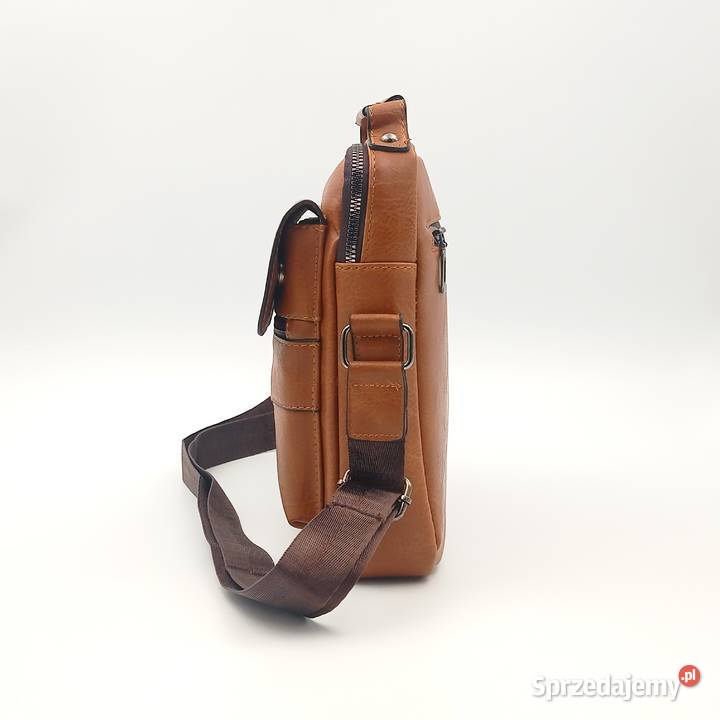 Torba męska listonoszka na ramie skóra WEIXIER b 21cm Zawiercie