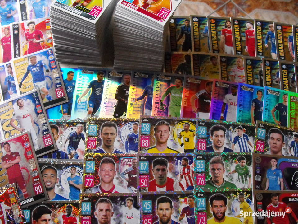 topps Match Attax 202122 KOMPLET kart OKAZJA Mykanów