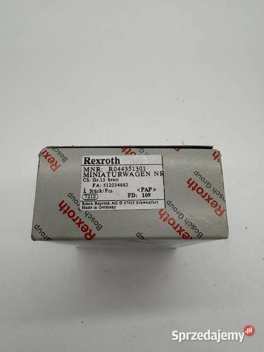 Rexroth R044351301 Wózek liniowy Warszawa