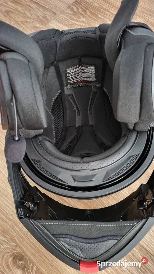 Kask motocyklowy NEX RACING z interkomem rozmiar Reda