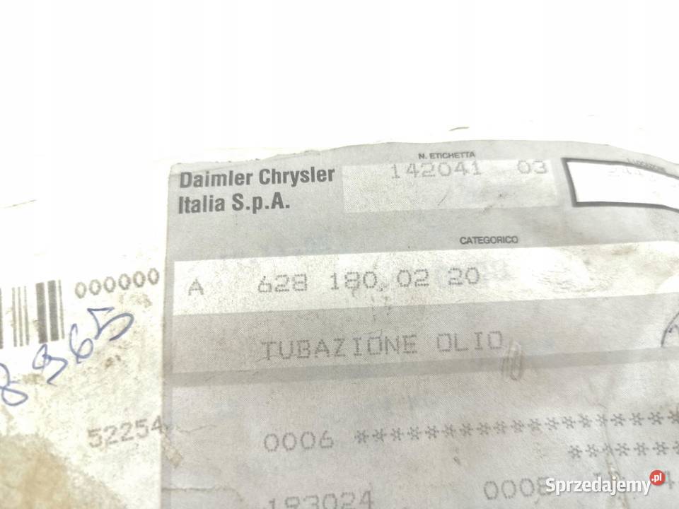 RURKA OLEJU MERCEDES S KLASA W220 40 CDI ASO sprzedam