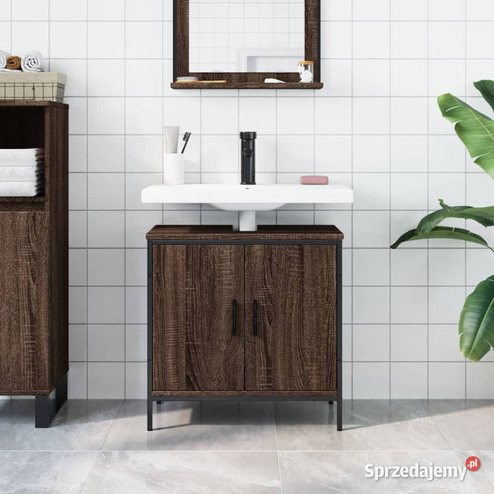 Szafka pod umywalkę brązowy dąb 60x30x60 Warszawa