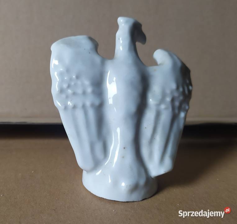 37 PORCELANOWY ORZEŁ PIĘKNA OZDOBA Łódź