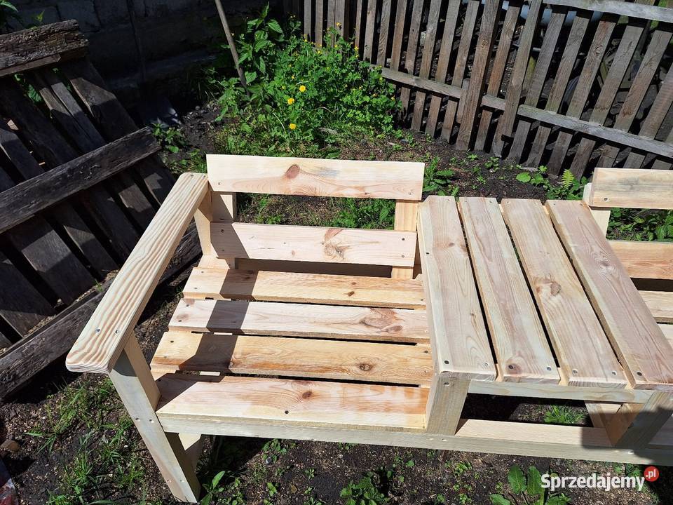 Ławka ogrodowa z stolikiem łódzkie