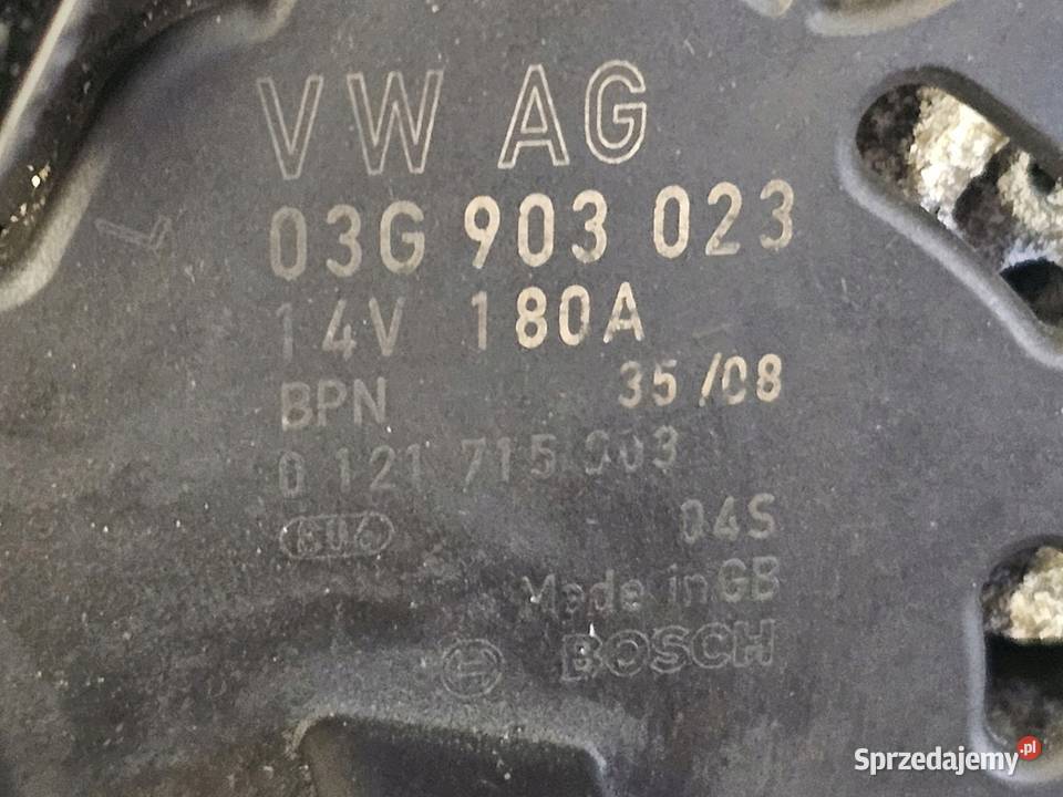 PASSAT GOLF 20 TDI CBA CBAB 140 10r alternator