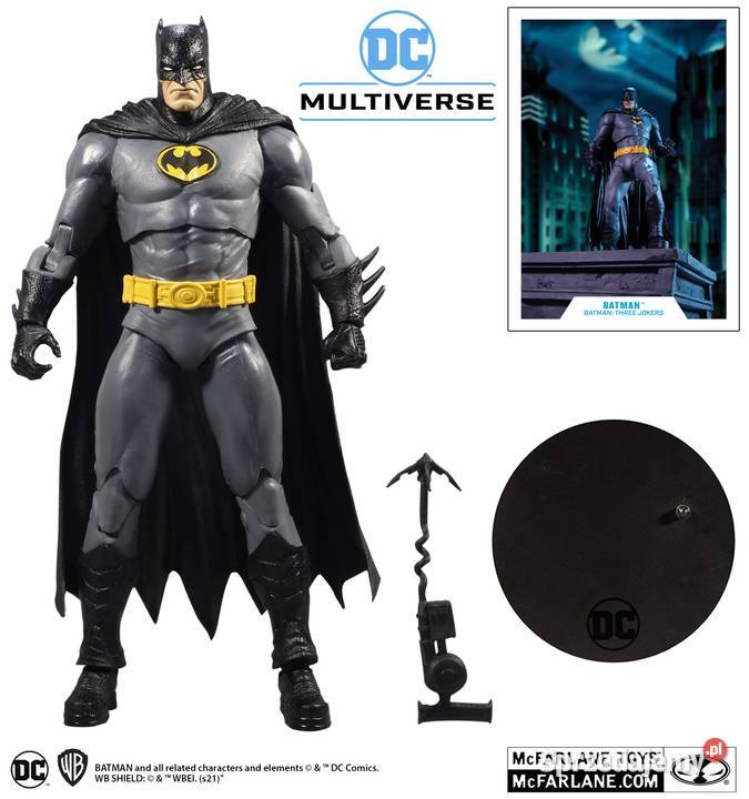 Duża Figurka Batman Three Jokers DC Multiverse Plastik  sprzedam
