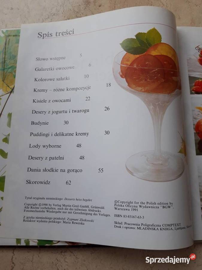 Ulubione desery Vademecum Smakosza BGW 1991 Bielsko-Biała
