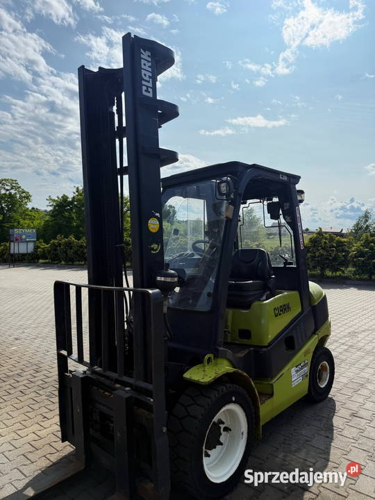 wózek widłowy diesel CLARK C30D Yanmar 3000 Clark Wózki widłowe Działoszyn