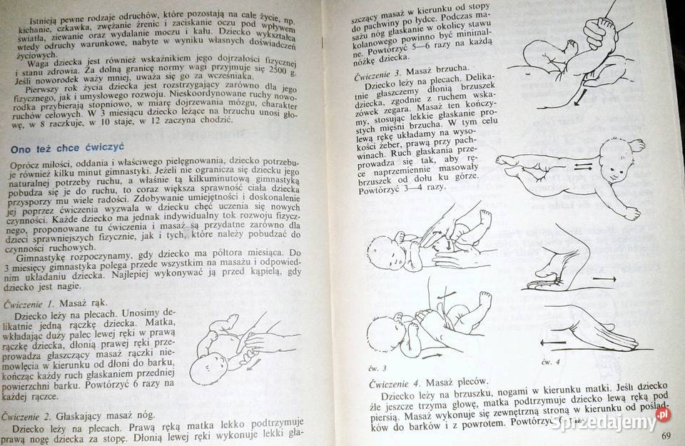 Ćwiczenia gimnastyczne kobiet oczekujących B Rok wydania 1988 Chełm sprzedam