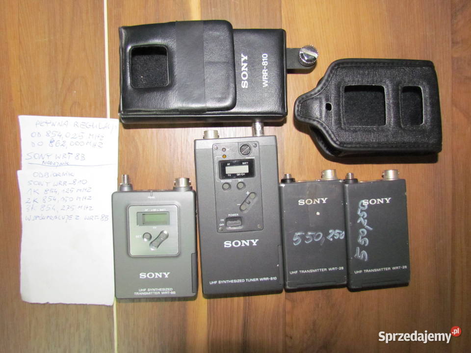 Nadajniki Odbiornik Sony WWR810 WRT8B WRT28 śląskie Świętochłowice