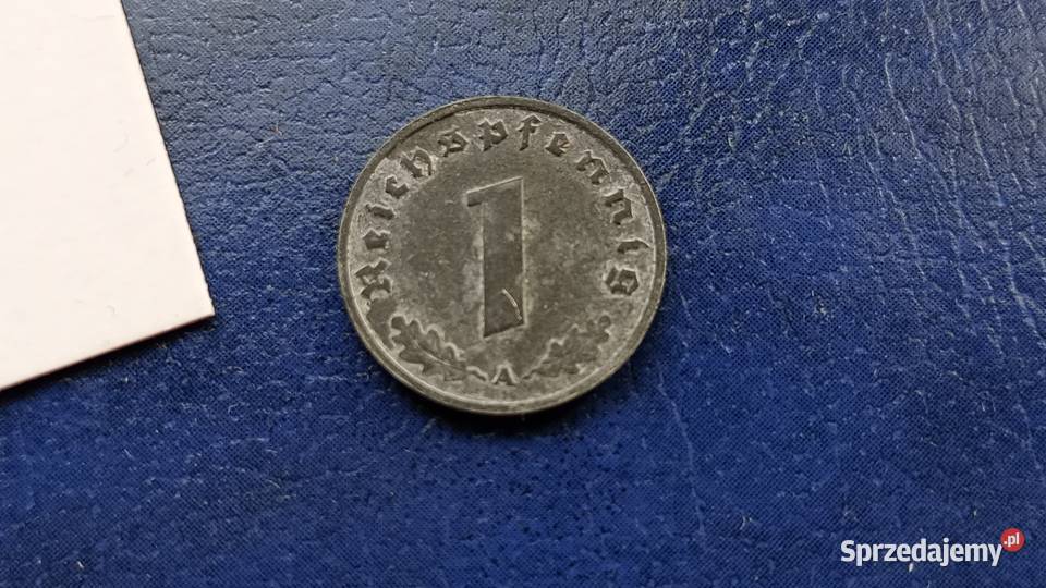 Stare monety 1 pffenig 1944 Niemcy 2 Numizmatyka