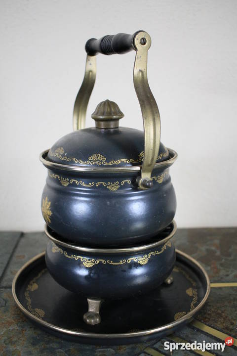 Piękny i klasyczny zestaw komplet z dzbankiem Pszczyna