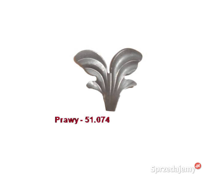 liść listek elementy kute 51073 51074 Targanice