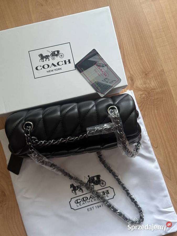 Torebka coach czarna Swarzędz