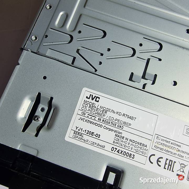 Radio samochodowe JVC KDR794BT Bluetooth Aux USB JVC Dzierzby Szlacheckie