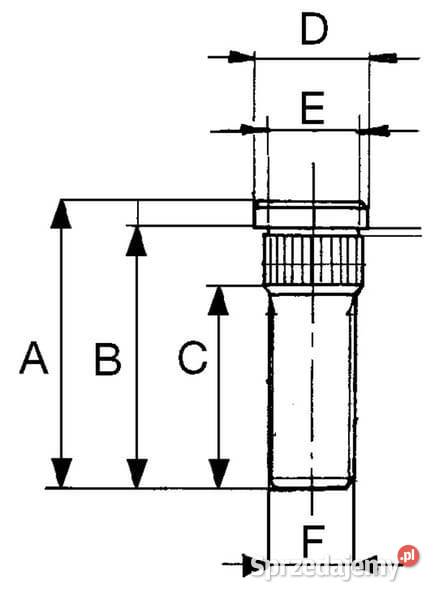 Śruba koła 4016803 Kamionna