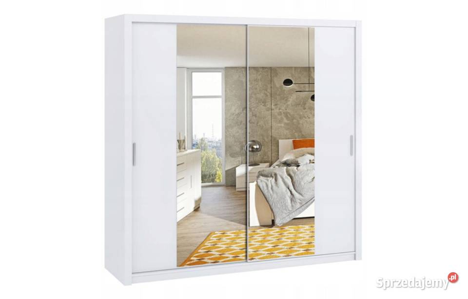 Szafa przesuwna z lustrem 220 220cm Wieruszów