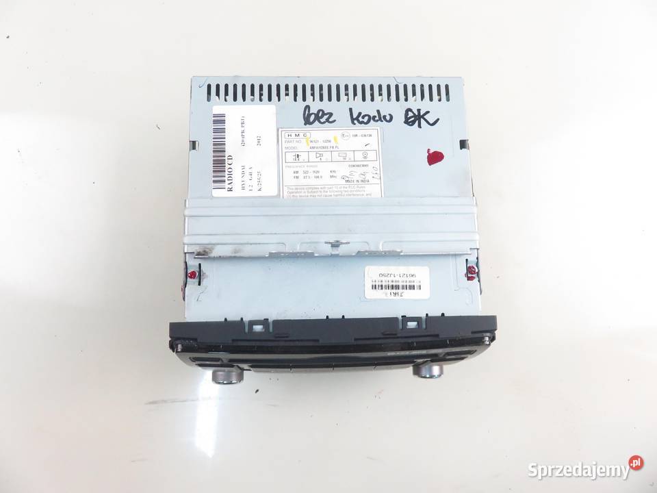 RADIO HYUNDAI i20 PB PBT 961211J250