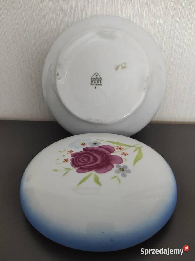 Bomboniera szkatułka duża stara porcelana podlaskie Białystok