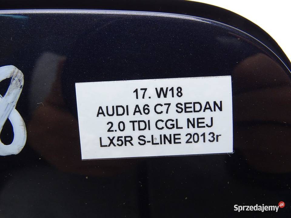 KLAPKA WLEWU PALIWA KOREK 8K0010508R AUDI A6 C7 osobowe małopolskie