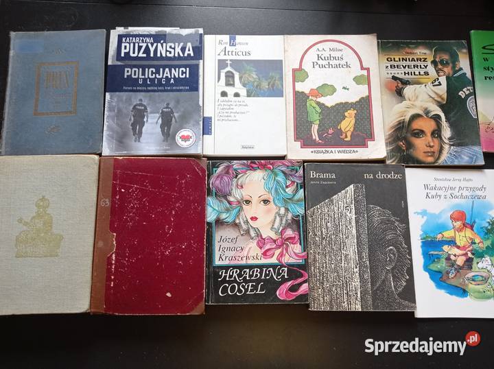 Książki różne mix zestaw Wałbrzych
