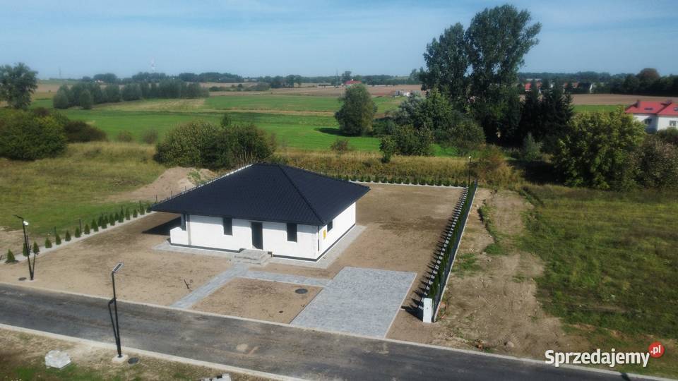Nowy dom parterowy 105m2 na zamkniętym osiedlu 105m2 zachodniopomorskie Myślibórz sprzedam