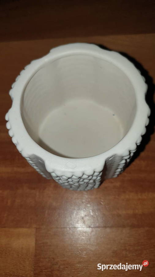 Białe ceramiczne osłonkidoniczki 4 sztuki 20 Warszawa