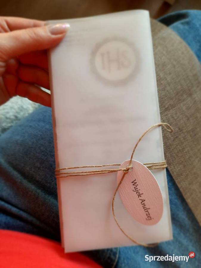 Zaproszenie jednokartkowe personalizowane w Dęblin