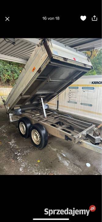 Humbaur 2600 kilo przyczepa Kipper Wywrot na tył Białystok