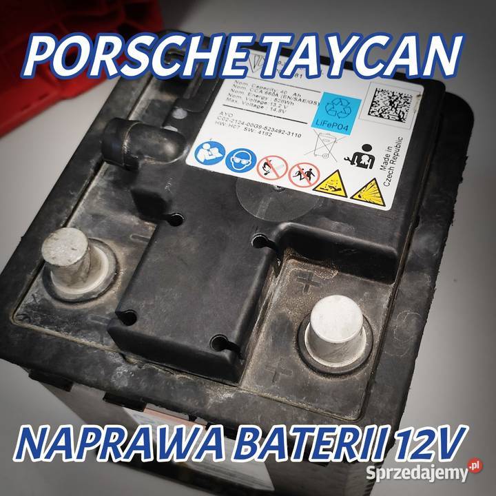 Naprawa odblokowanie baterii 12V Porsche Taycan Luboń