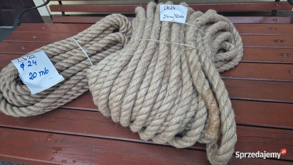 Lina jutowa 24mm 26mm 28mm 30mm 3 sznurek jutowy Pozostałe