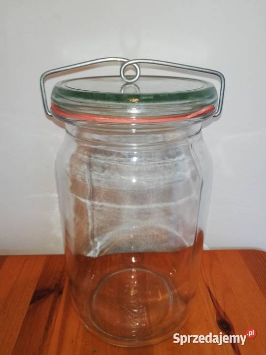 Duży słój PRLHuta Szkła w Iłowejlata 60te Warszawa