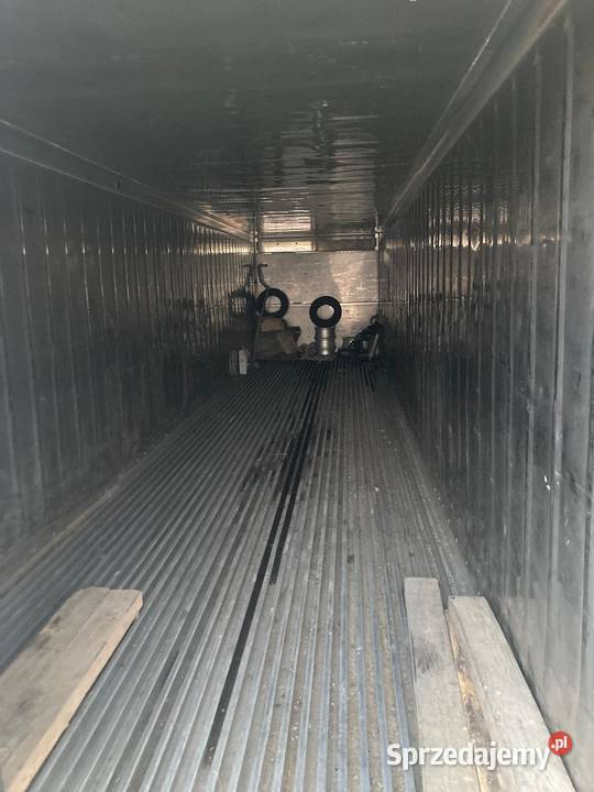 Kontener chłodnia 40stka bez agregatu stan Kosakowo